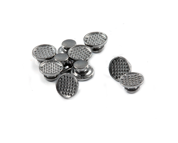 BOTONES LINGUALES CON MALLA PAQ 10 PIEZAS